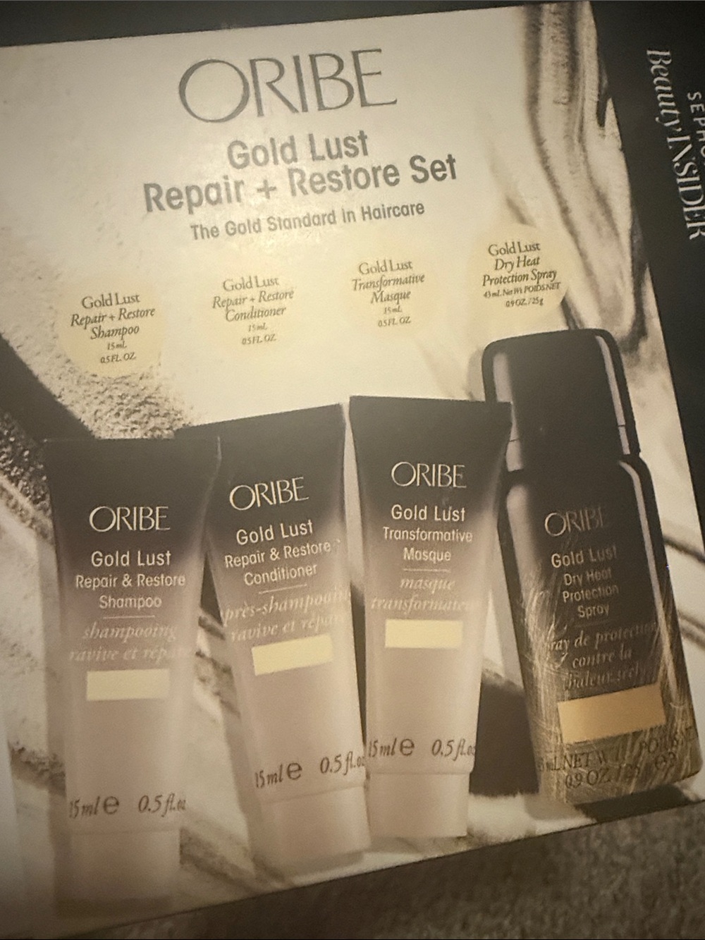 NWT Oribe Gold Lust Travel Hair Care Set - Picture 3 of 9